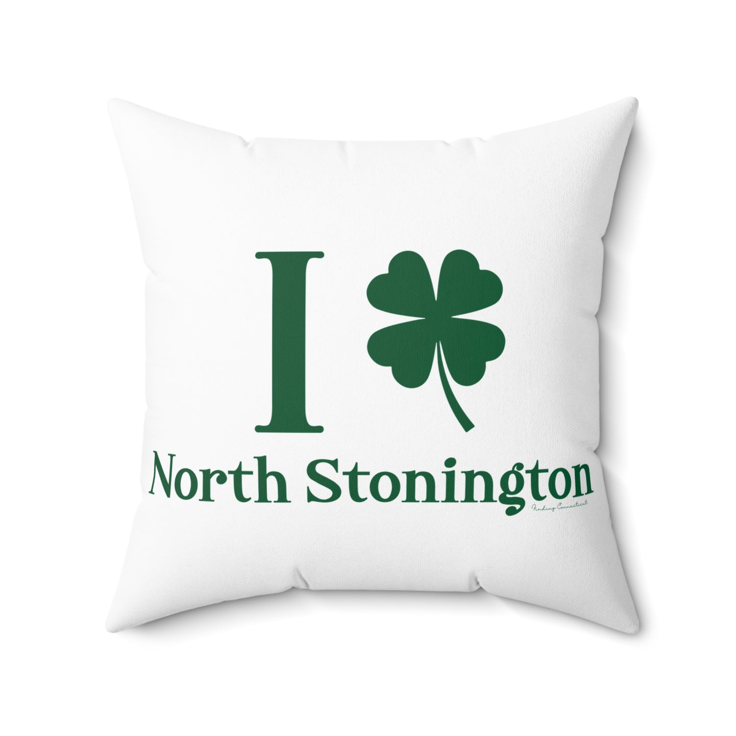 I Clover North Stonington Spun Polyester Square Pillow