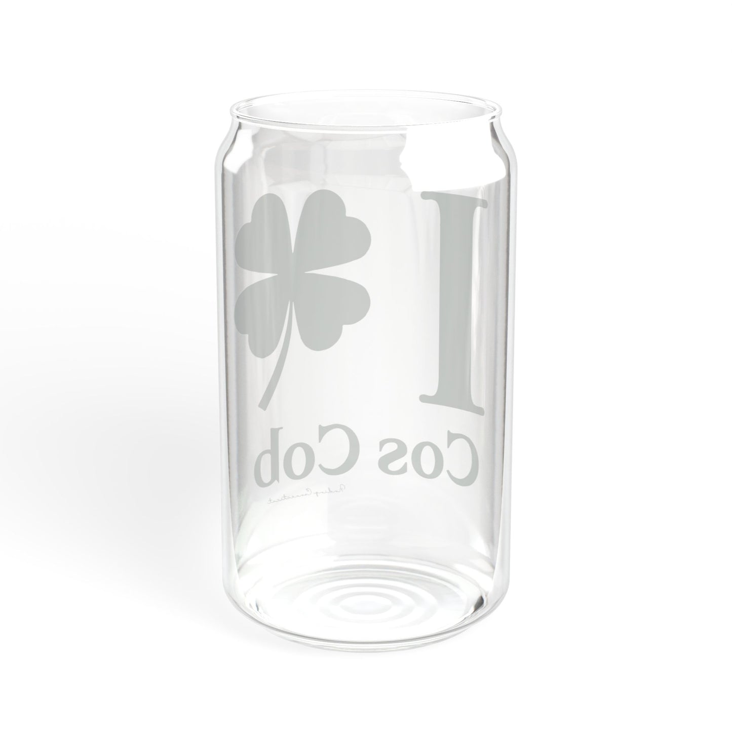 I Clover Cos Cob Sipper Glass, 16oz