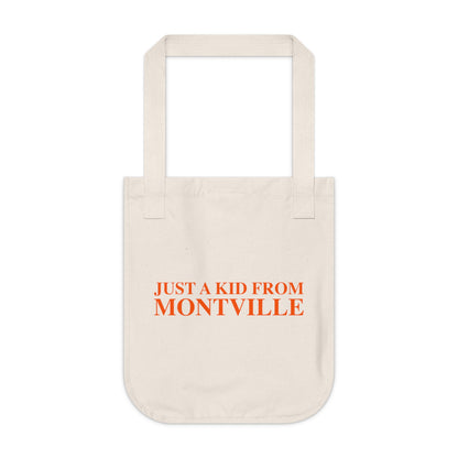 Just a kid from Montville Organic Canvas Tote Bag