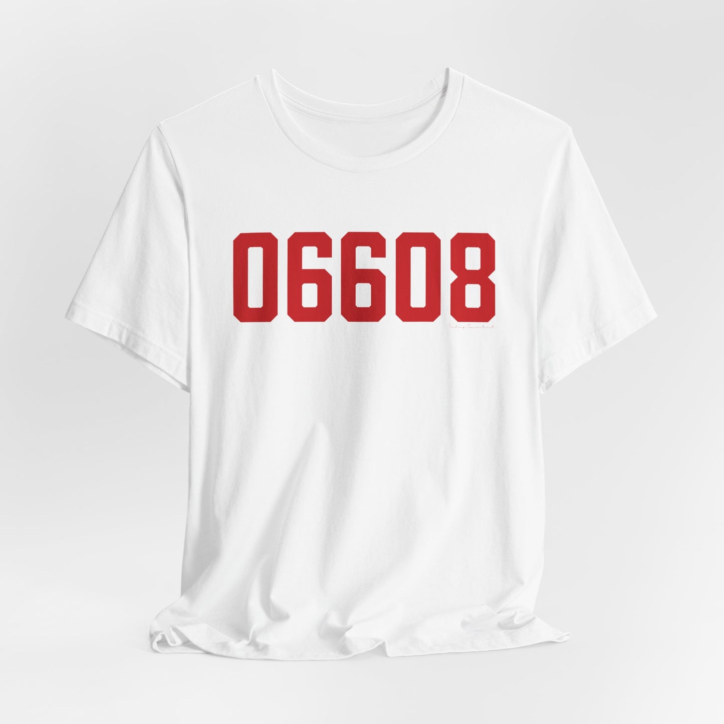 06608 Bridgeport Connecticut Zip Code Unisex Jersey Short Sleeve T-Shirt