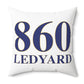 860 Ledyard  Spun Polyester Square Pillow