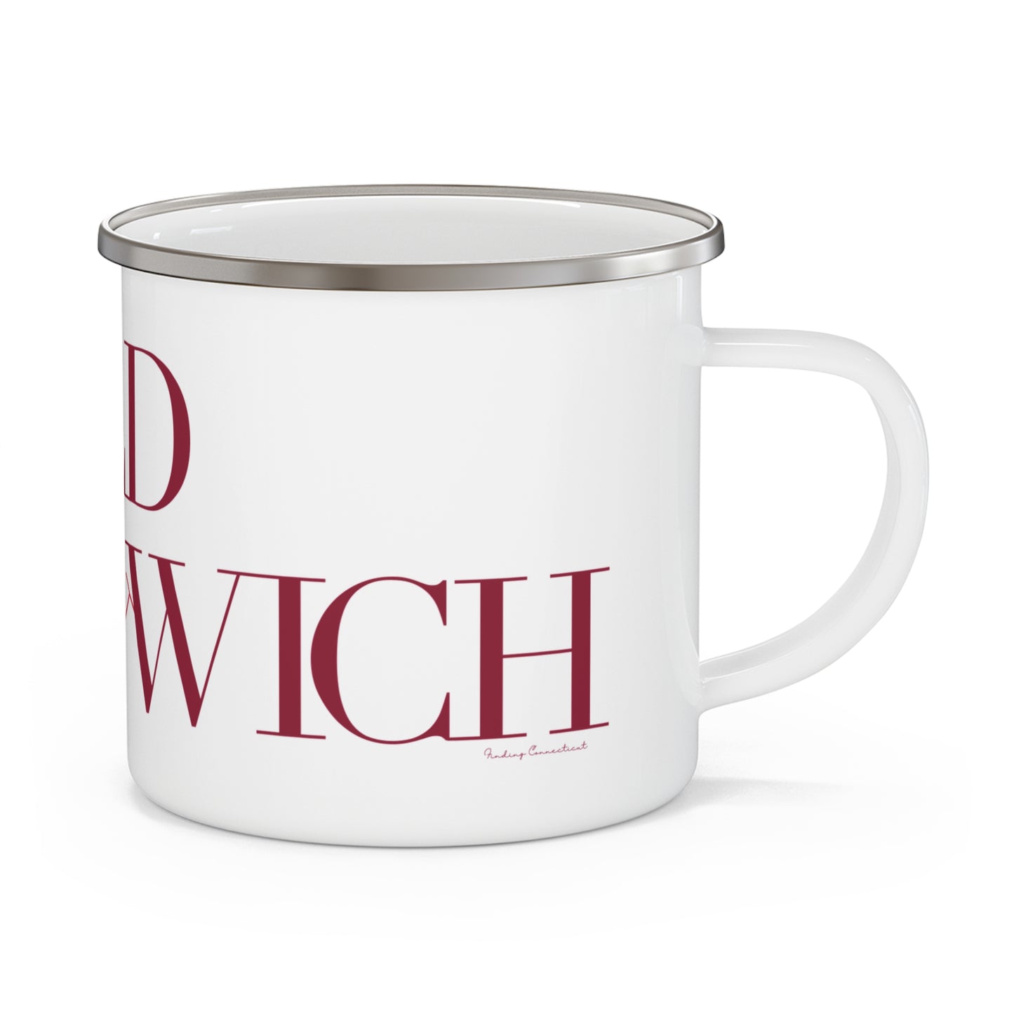 41 Tilt Old Greenwich Enamel Camping Mug