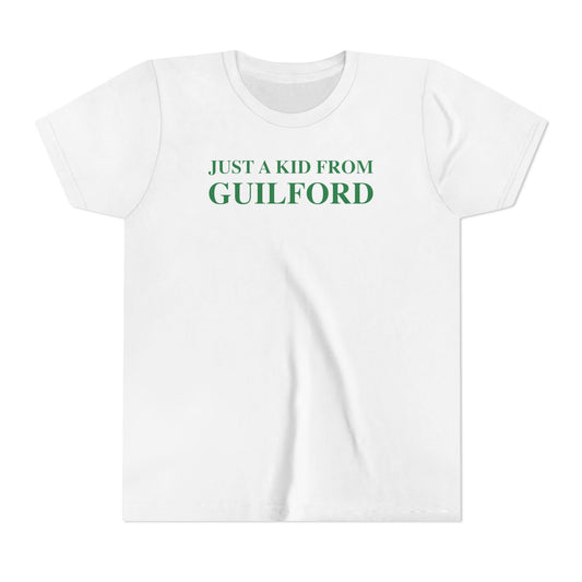 Just a kid from Guilford Youth Short Sleeve T-Shirt