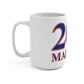 203 Madison Red White & Blue Mug 15oz