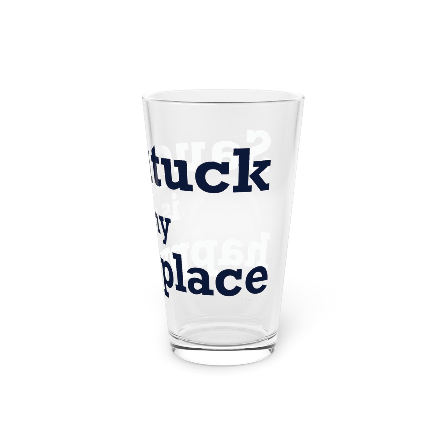 Saugatuck Is My Happy Place Pint Glass, 16oz