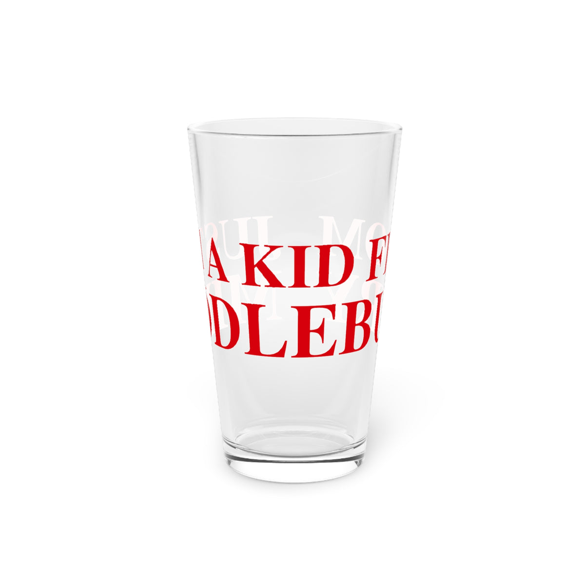 Just a kid from Middlebury Pint Glass, 16oz