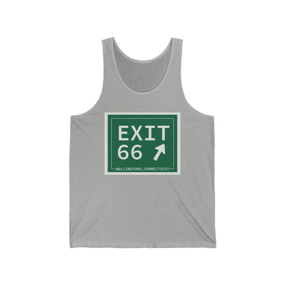 Vintage Exit 66 WCP Sign Unisex Jersey Tank Top
