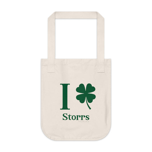 I Clover Storrs Organic Canvas Tote Bag