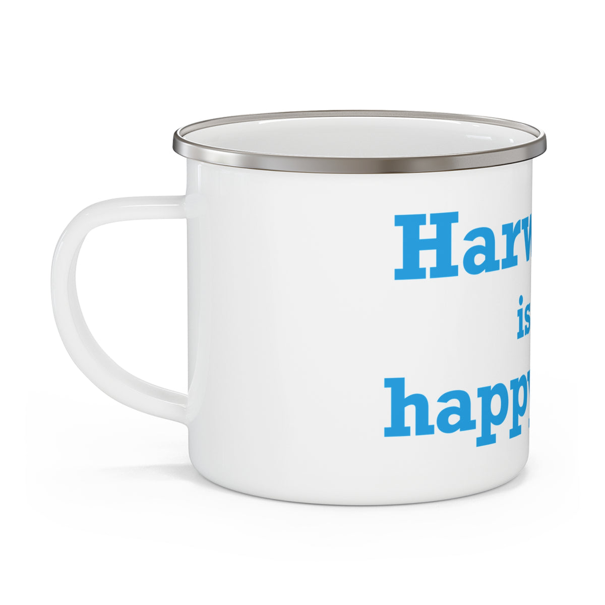 Harwinton is My Happy Place Enamel Camping Mug