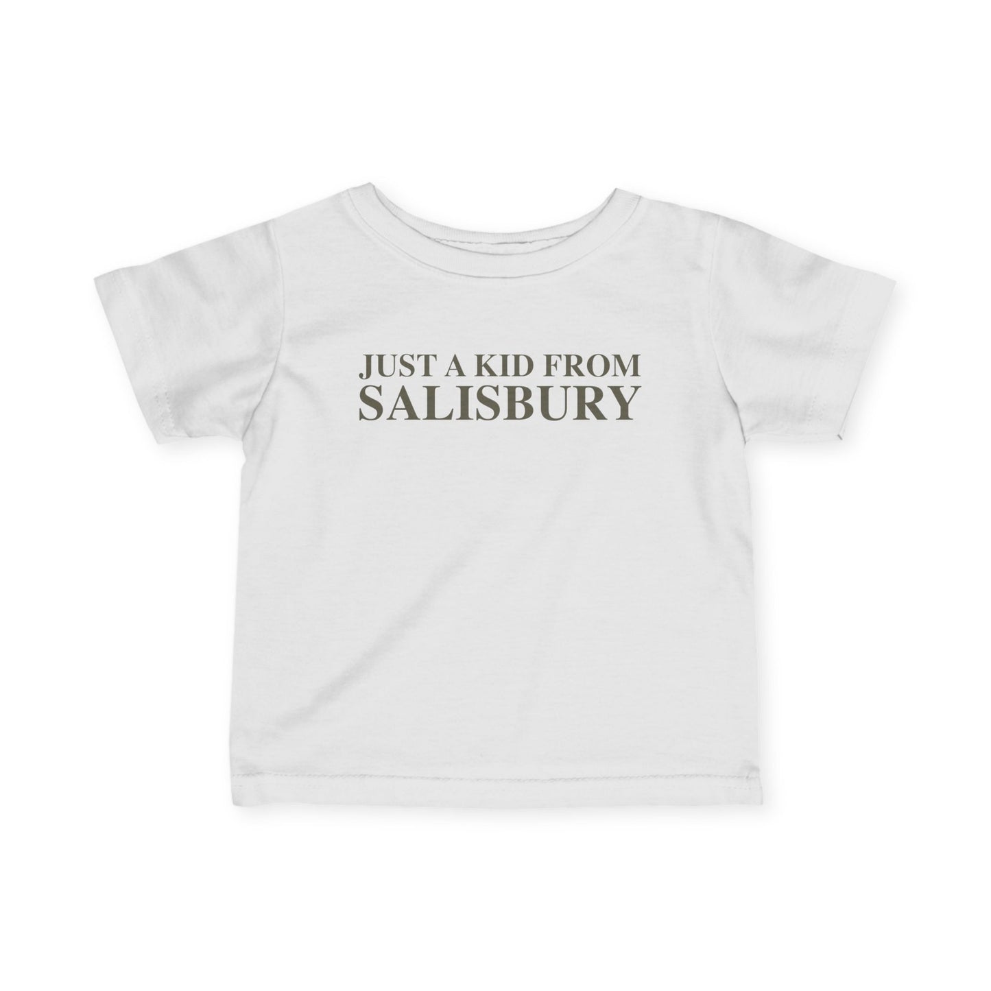 Just a kid from Salisbury Infant Fine Jersey T-Shirt