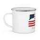 Derby Connecticut Flag Enamel Camping Mug