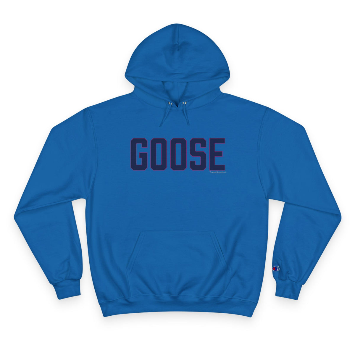 Goose ZIp Code Blue & Purple Champion Hoodie