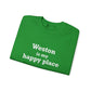 Weston Is My Happy Place Unisex Heavy Blend™ Crewneck Sweatshirt