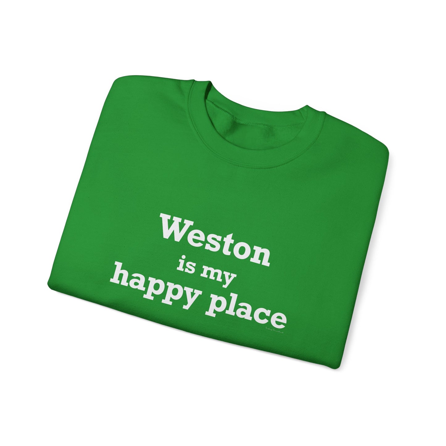 Weston Is My Happy Place Unisex Heavy Blend™ Crewneck Sweatshirt