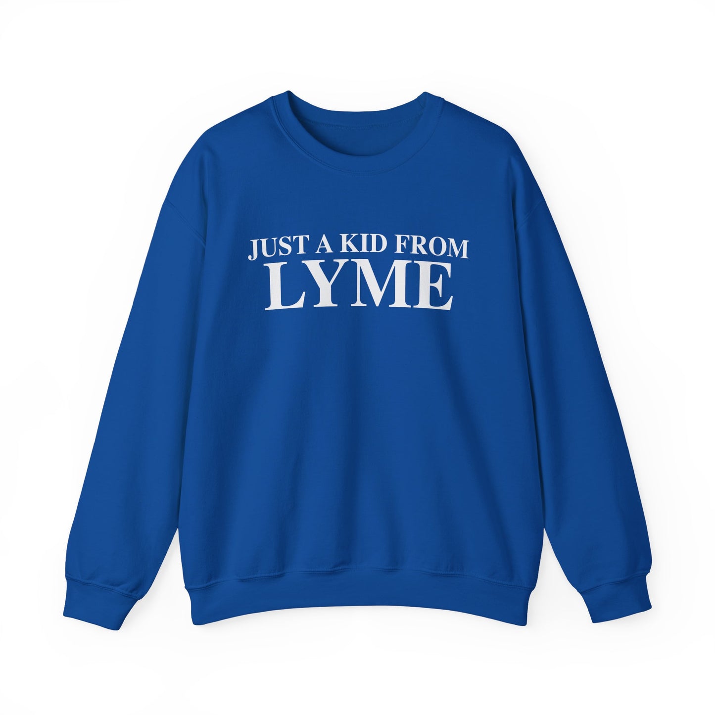 Just a kid from Lyme Unisex Heavy Blend™ Crewneck Sweatshirt