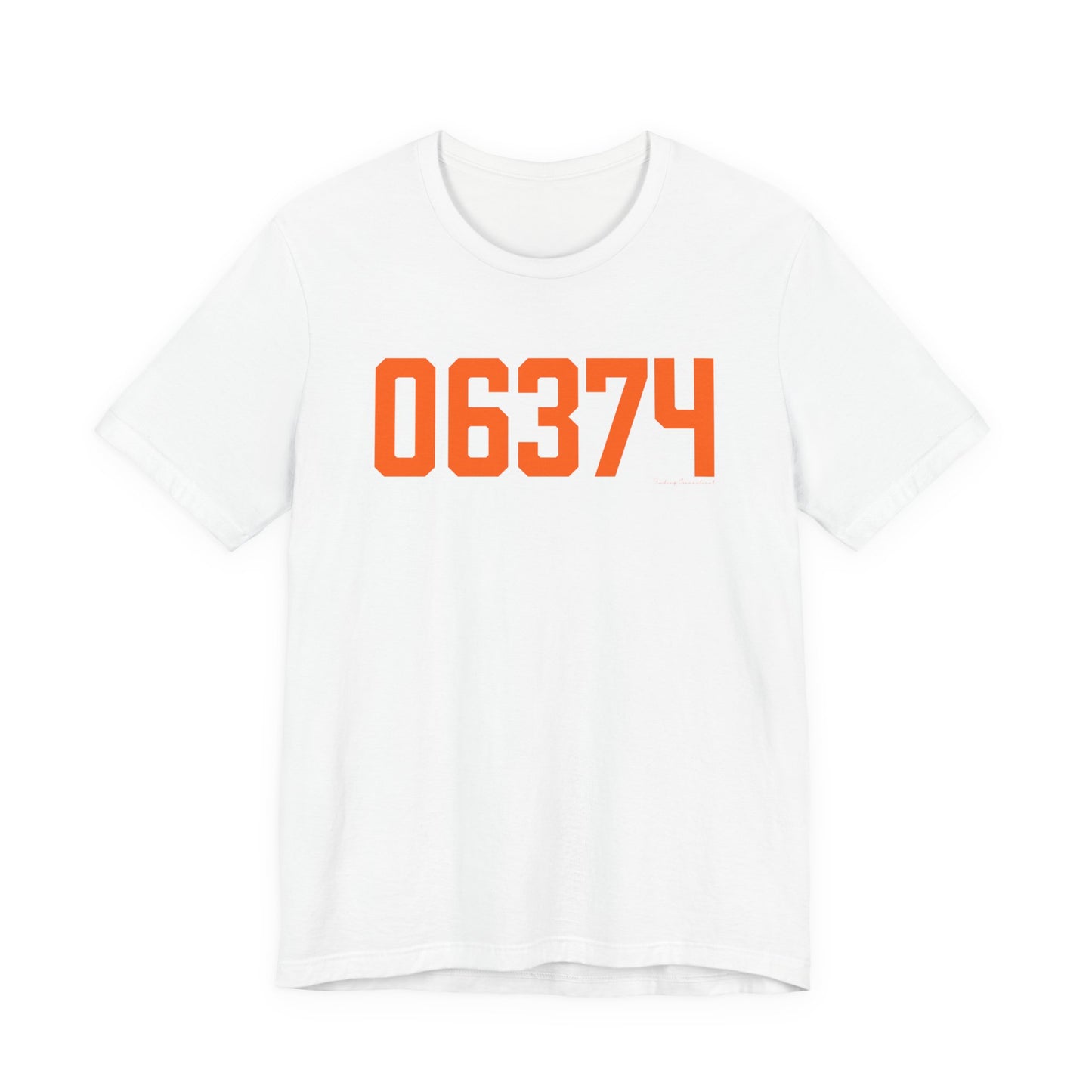 06374 Plainfield Connecticut Zip Code Unisex Jersey Short Sleeve T-Shirt