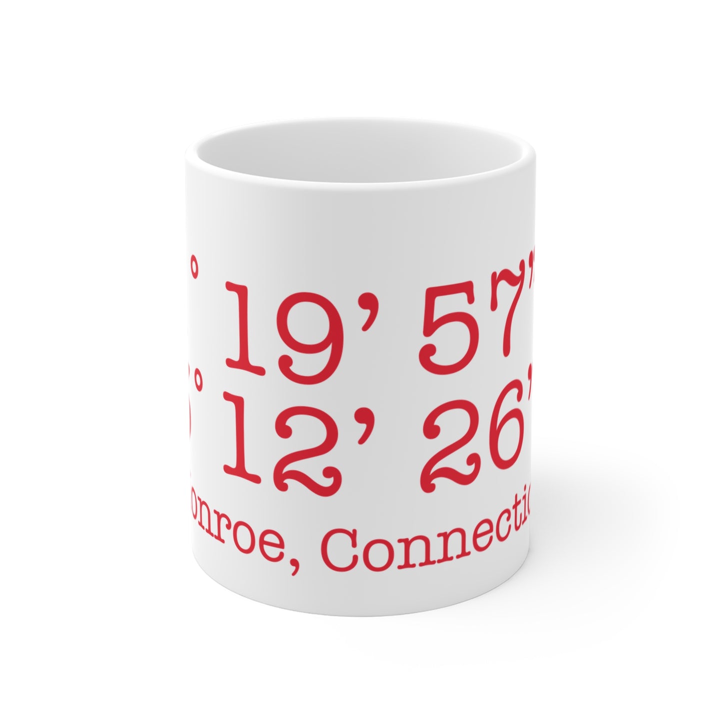 Monroe Coordinates Mug 11oz