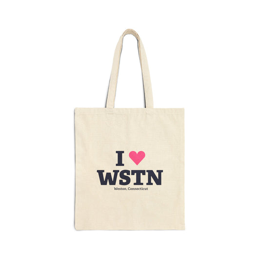 I Heart WSTN Cotton Canvas Tote Bag