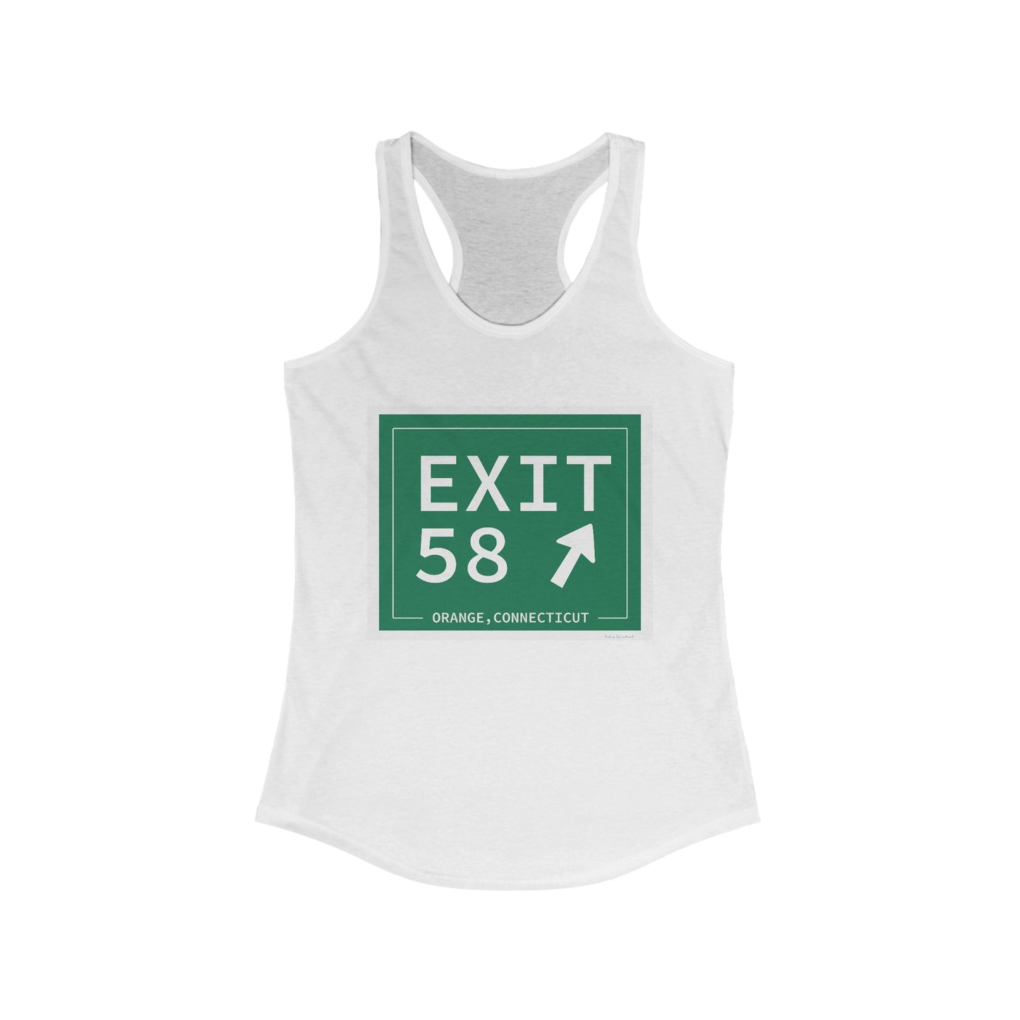 Vintage Exit 58 WCP Sign Women's Ideal Racerback Tank Top