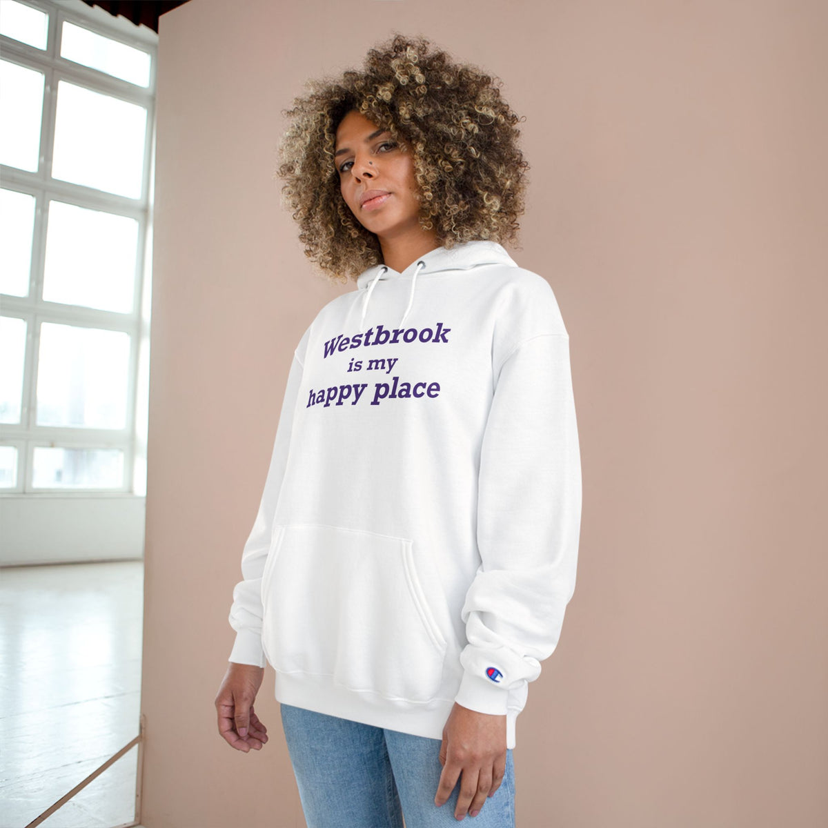 Westbrook is My Happy Place Champion Hoodie