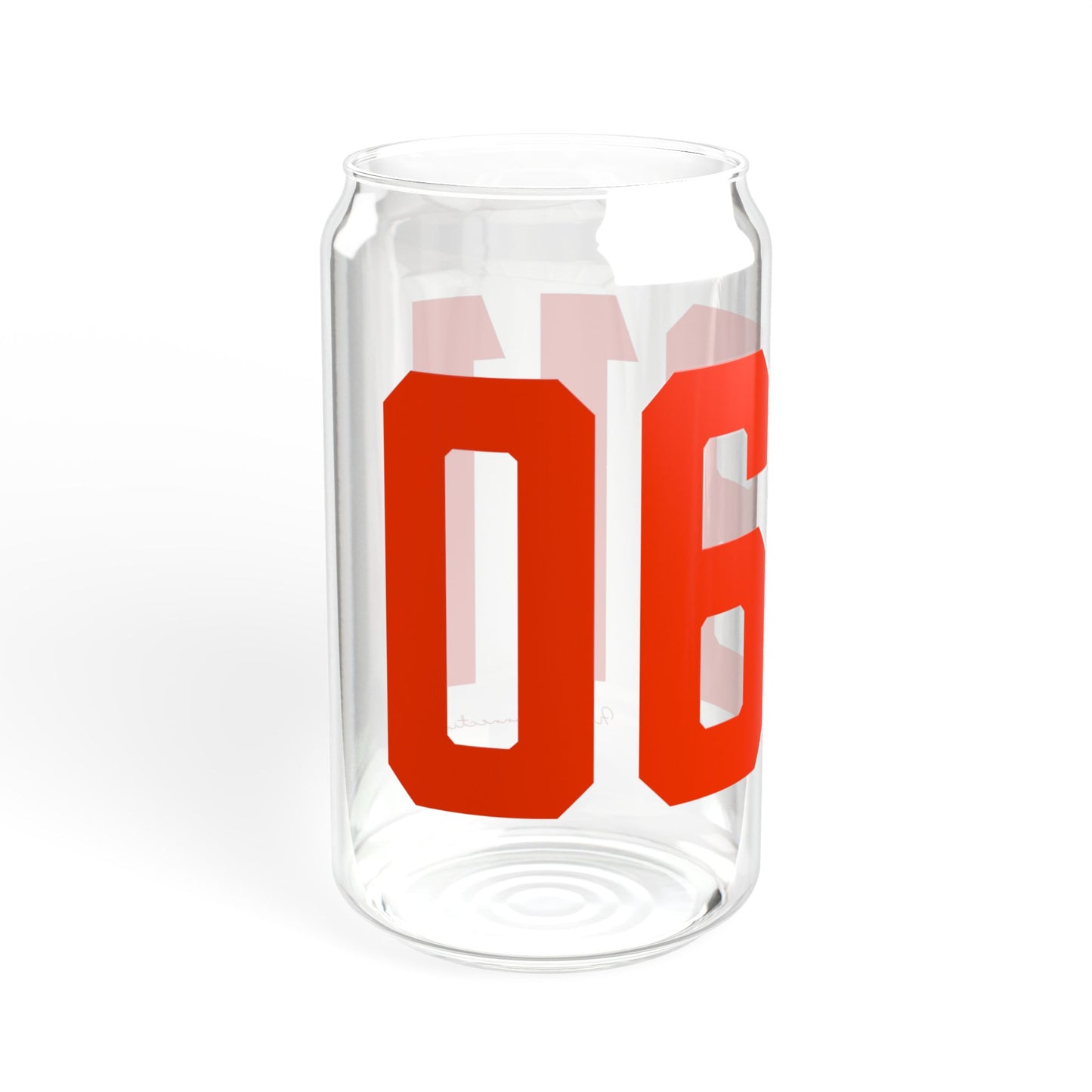 06811 Danbury Connecticut Zip Code Sipper Glass, 16oz