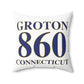 Groton 860 Connecticut Spun Polyester Square Pillow