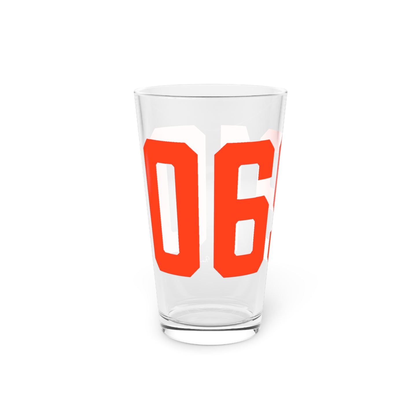 06910 Stamford Connecticut Zip Code Pint Glass, 16oz