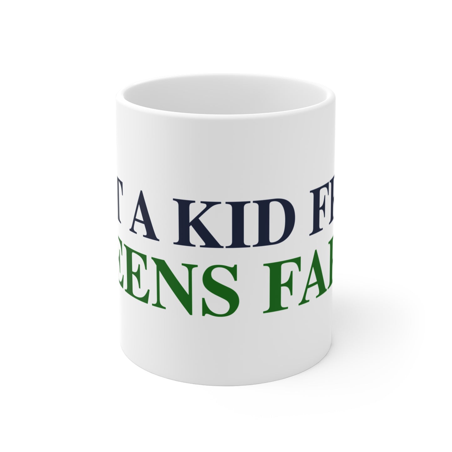 Just a kid from Greens Farms Mug 11oz