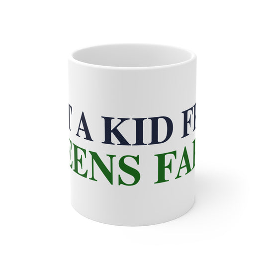 Just a kid from Greens Farms Mug 11oz