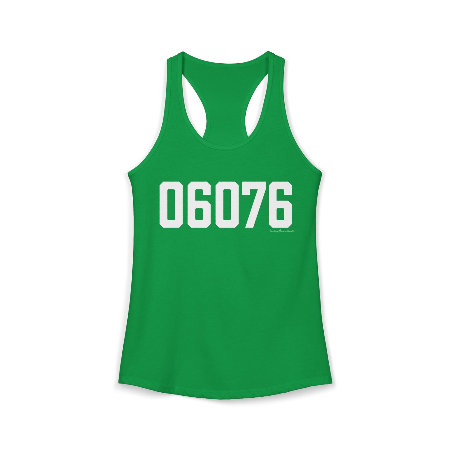 06076 Union CT Zip Code Women's Ideal Racerback Tank Top