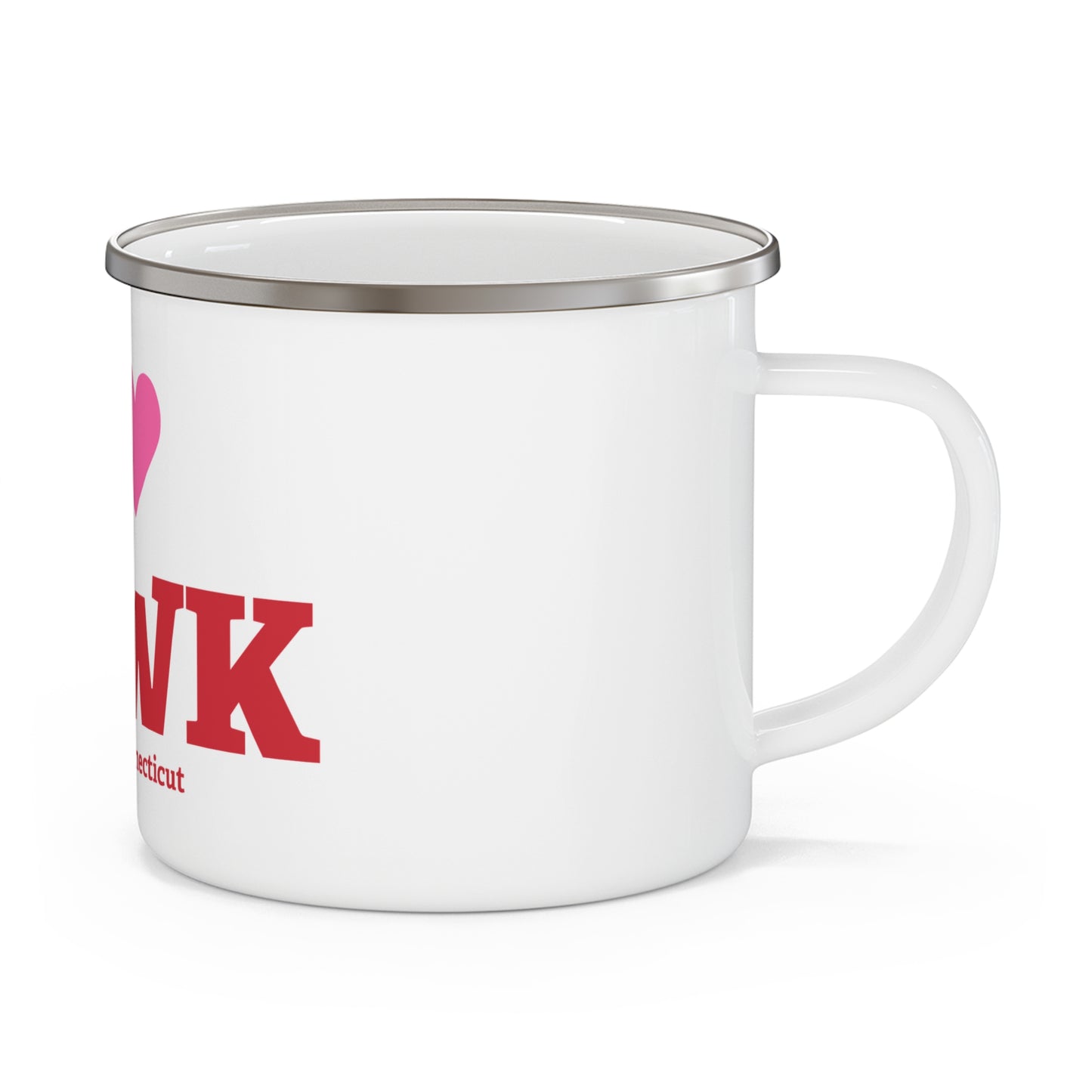 I Heart NRWK Enamel Camping Mug