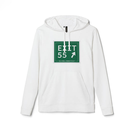 Vintage Exit 55 WCP Sign adidas Unisex Fleece Hoodie