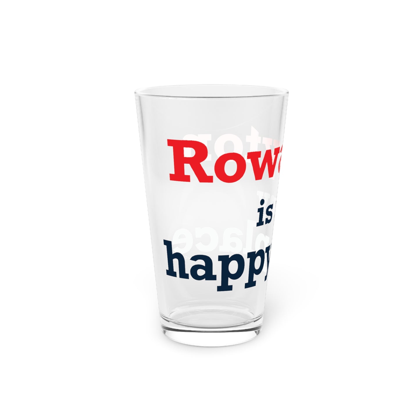 Rowayton is My Happy Place Pint Glass, 16oz