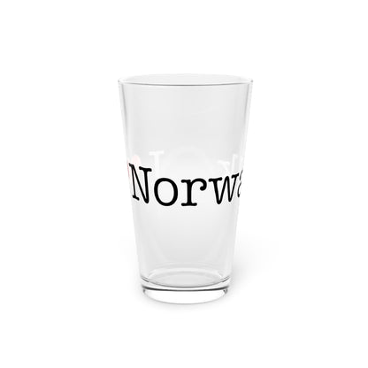 I Heart Norwalk. Pint Glass, 16oz