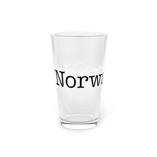 I Heart Norwalk. Pint Glass, 16oz