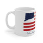 Woodbury Connecticut Flag Mug 11oz