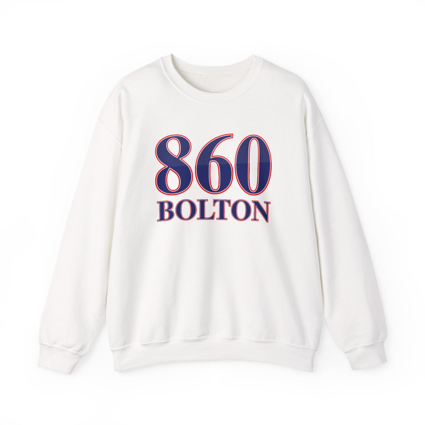 860 Bolton Red White & Blue Unisex Heavy Blend™ Crewneck Sweatshirt
