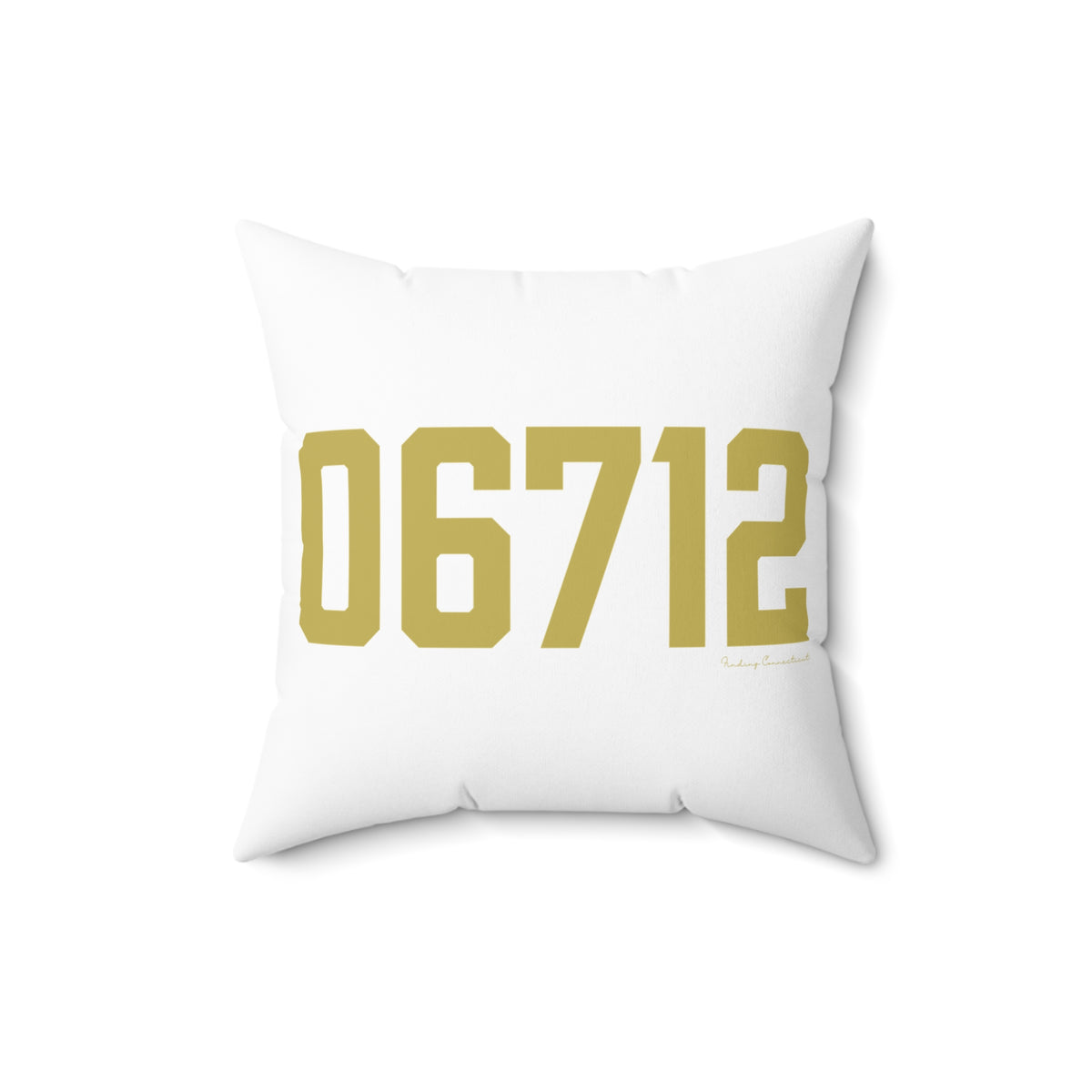 06712 Prospect Connecticut Zip Code Polyester Square Pillow