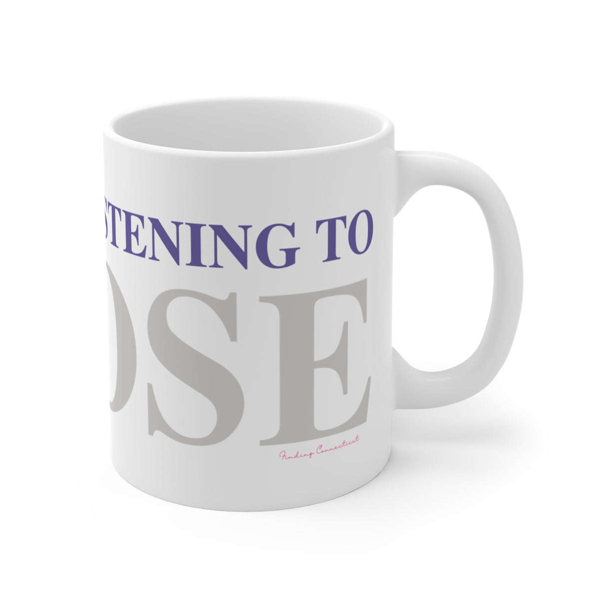 Just a kid Listening  to Goose - Gray and Purple Mug 11oz