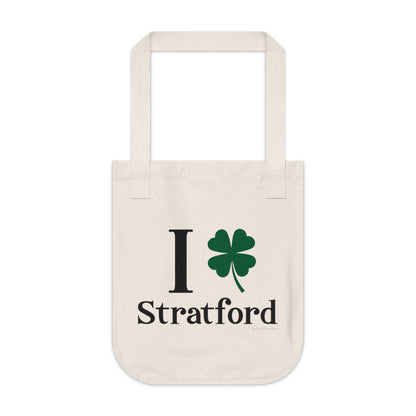 I Clover Stratford Organic Canvas Tote Bag