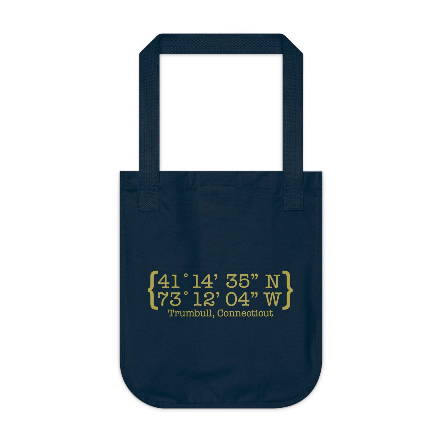 Trumbull Coordinates Organic Canvas Tote Bag
