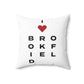 Brookfield Vision Spun Polyester Square Pillow
