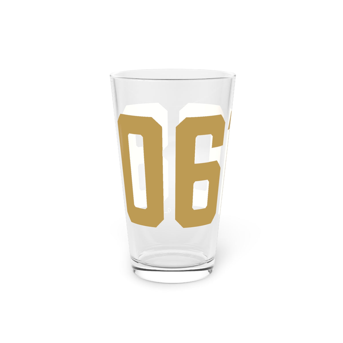 06108 East Hartford Connecticut Zip Code Pint Glass, 16oz
