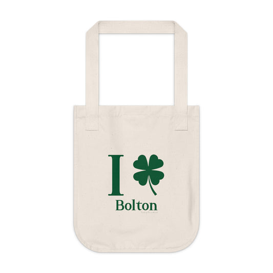 I Clover Bolton Organic Canvas Tote Bag