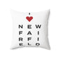 New Fairfield Vision Spun Polyester Square Pillow