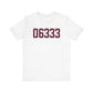 06333 East Lyme Connecticut Zip Code Unisex Jersey Short Sleeve T-Shirt
