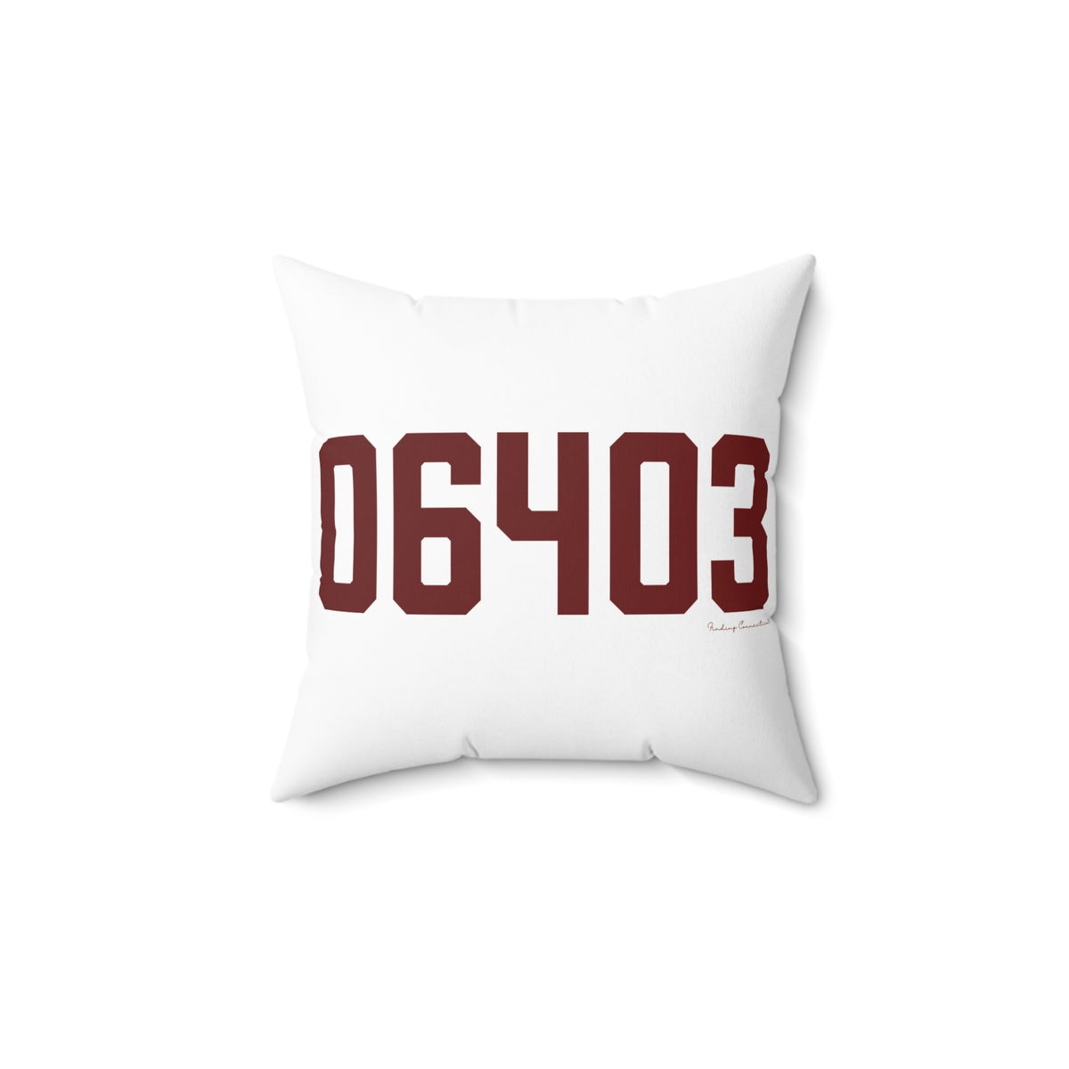 06403 Beacon Falls Connecticut Zip Code Polyester Square Pillow