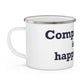 Compo Beach Is My Happy Place Enamel Camping Mug
