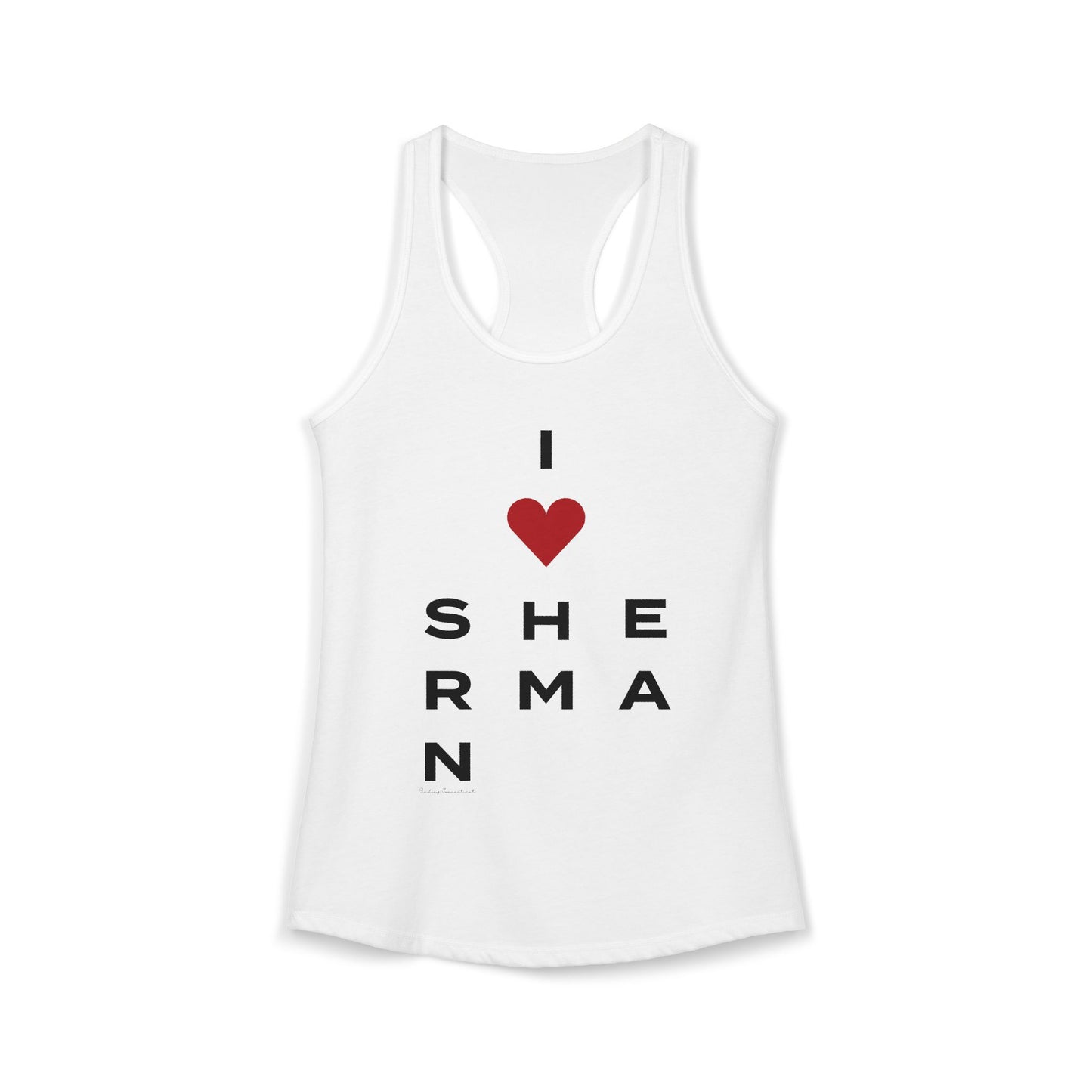 Sherman Vision Women's Ideal Racerback Tank Top