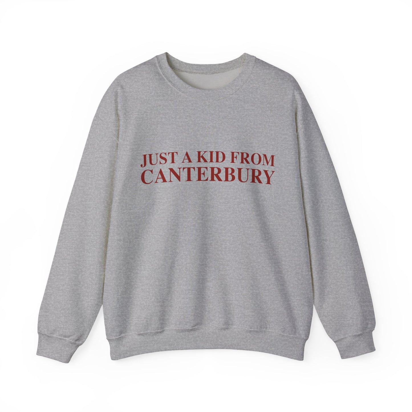 Just a kid from Canterbury Unisex Heavy Blend™ Crewneck Sweatshirt